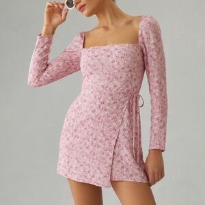 Reformation Pink Rosalie Dress 6
